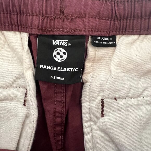 Vans Burgundy Range Elastic Relaxed Fit Pants - Picture 6 of 7